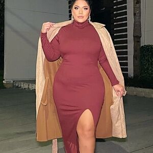 Fashion Nova | Dresses | Fashion Nova Mock Neck Ribbed Idi Dress Nwt Size 3x | Poshmark Fashion Nova | Dresses | Fashion Nova Mock Neck Ribbed Idi Dress Nwt Size 3x | Poshmark